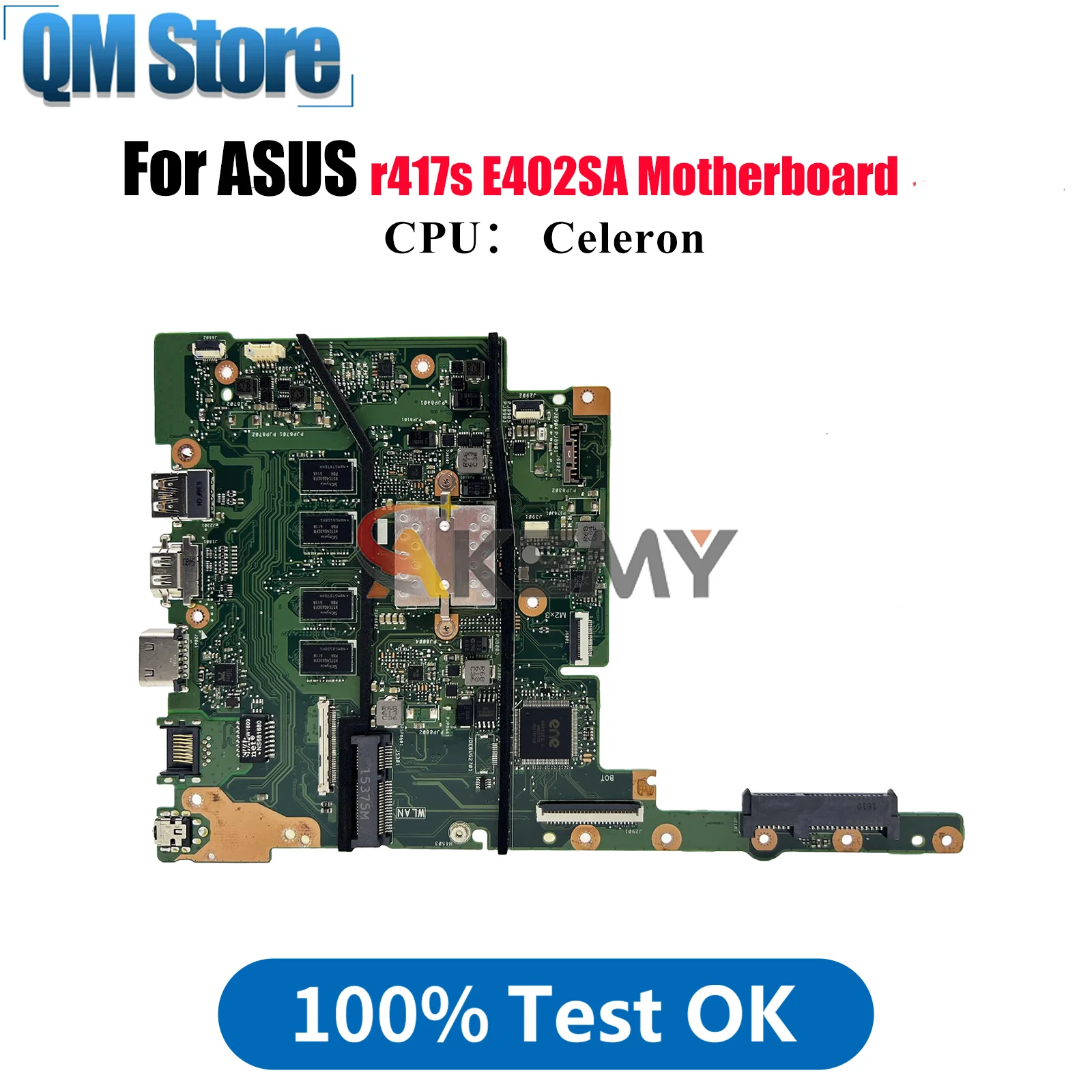 E402SA Материнская плата для ноутбука ASUS EeeBook r417s E502SA E402S Материнская плата для ноутбука с процессором Celeron 100% тестирование ОК быстрая доставка
E402SA Материнская плата для ноутбука ASUS EeeBook r417s E502SA E402S Материнская плата для ноутбука с процессором Celeron 100% тестирование ОК быстрая доставка