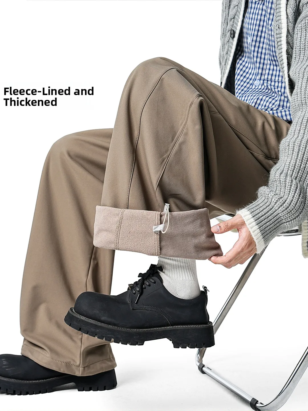 American Sle Thiened Fce Lined Climbing Pants Men's Winter Outdoor Casual Straight Leg Trousers Warm Leisure Faion
American Sle Thiened Fce Lined Climbing Pants Men's Winter Outdoor Casual Straight Leg Trousers Warm Leisure Faion