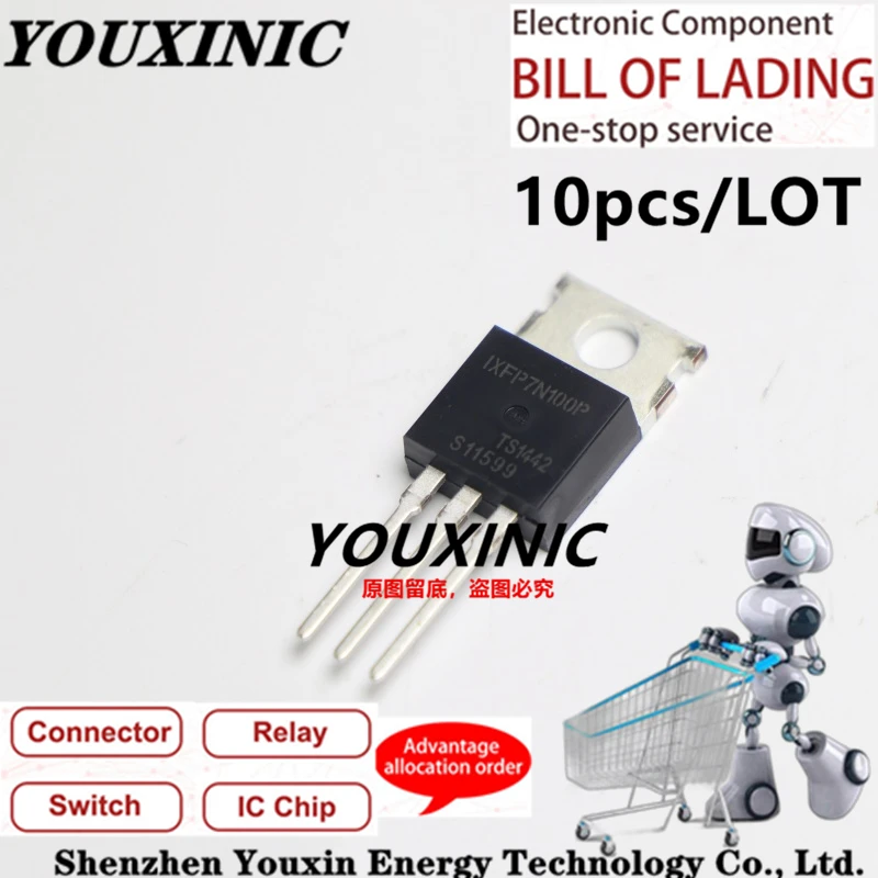 YOUXINIC 2021 + 100 новый импортный оригинальный IXFP7N100P TO-220 Триод с полевым эффектом 7A 1000V
YOUXINIC 2021 + 100 новый импортный оригинальный IXFP7N100P TO-220 Триод с полевым эффектом 7A 1000V