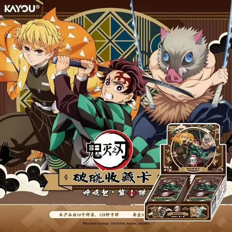 New KAYOU Authentic Demon Slayer Series Dawn Collectible Card Breathing Pack Anime Game Peripheral Toy Gift
New KAYOU Authentic Demon Slayer Series Dawn Collectible Card Breathing Pack Anime Game Peripheral Toy Gift
