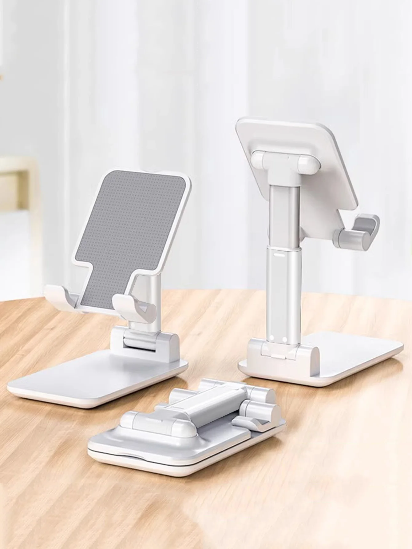 Foldable Mobile Phone Holder Stand Tablet Desk Mount Table Flexible Adjustable Desktop Live Lazy Bracket Support For All Phones
Foldable Mobile Phone Holder Stand Tablet Desk Mount Table Flexible Adjustable Desktop Live Lazy Bracket Support For All Phones