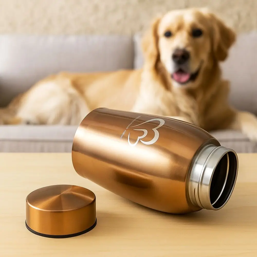 Stainless Steel Pet Memorials Urn Sealed Waterproof Pet Ash Holder with Lid Heart Pattern Storage Container
Stainless Steel Pet Memorials Urn Sealed Waterproof Pet Ash Holder with Lid Heart Pattern Storage Container