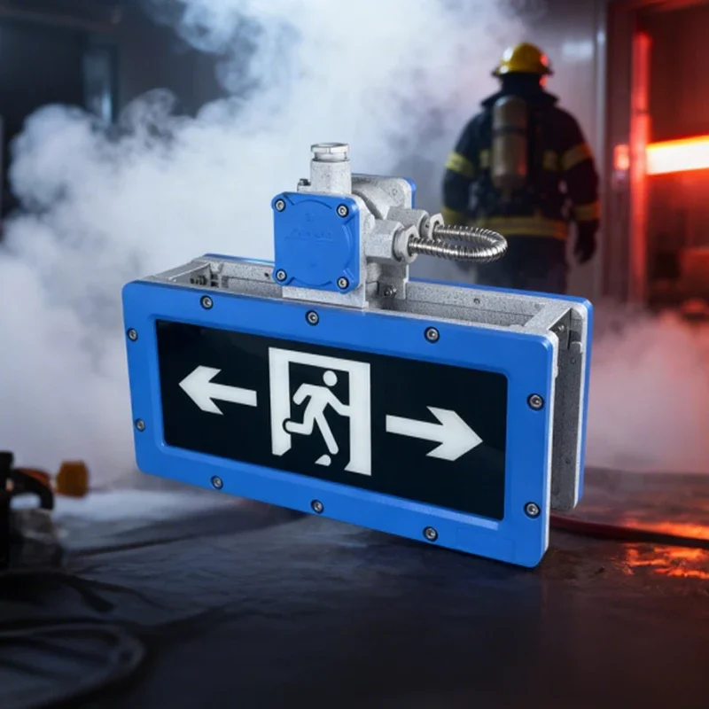Explosion-proof LED Emergency Fire Evacuation Sign Lamp with Li-Ion 1200mAh Battery IP65 2-Hour 2-Sided Safety Exit Indicator
Explosion-proof LED Emergency Fire Evacuation Sign Lamp with Li-Ion 1200mAh Battery IP65 2-Hour 2-Sided Safety Exit Indicator