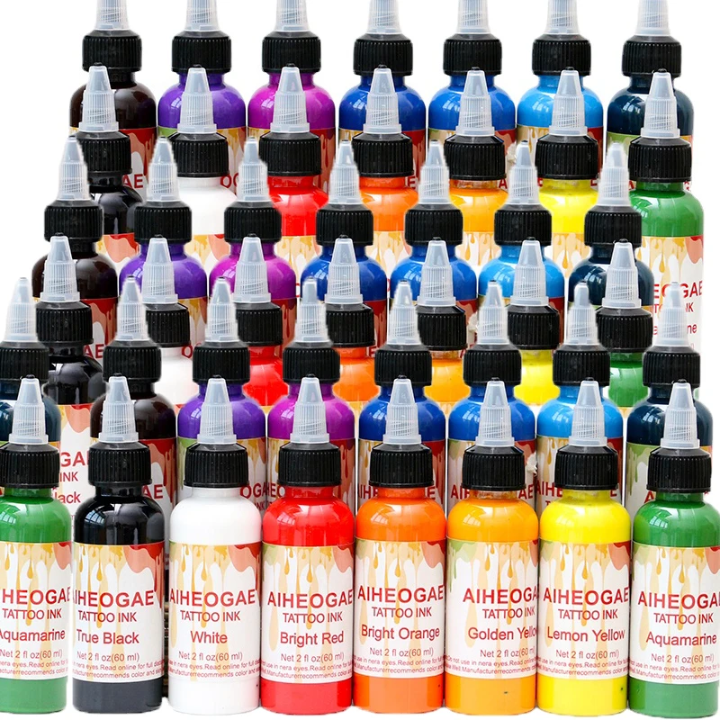 60ml Tattoo Pigment Inks Professional Safe Half Permanent Tattoo Paints Supplies for Body Beauty Tattoo Art Microblading Pigment
60ml Tattoo Pigment Inks Professional Safe Half Permanent Tattoo Paints Supplies for Body Beauty Tattoo Art Microblading Pigment