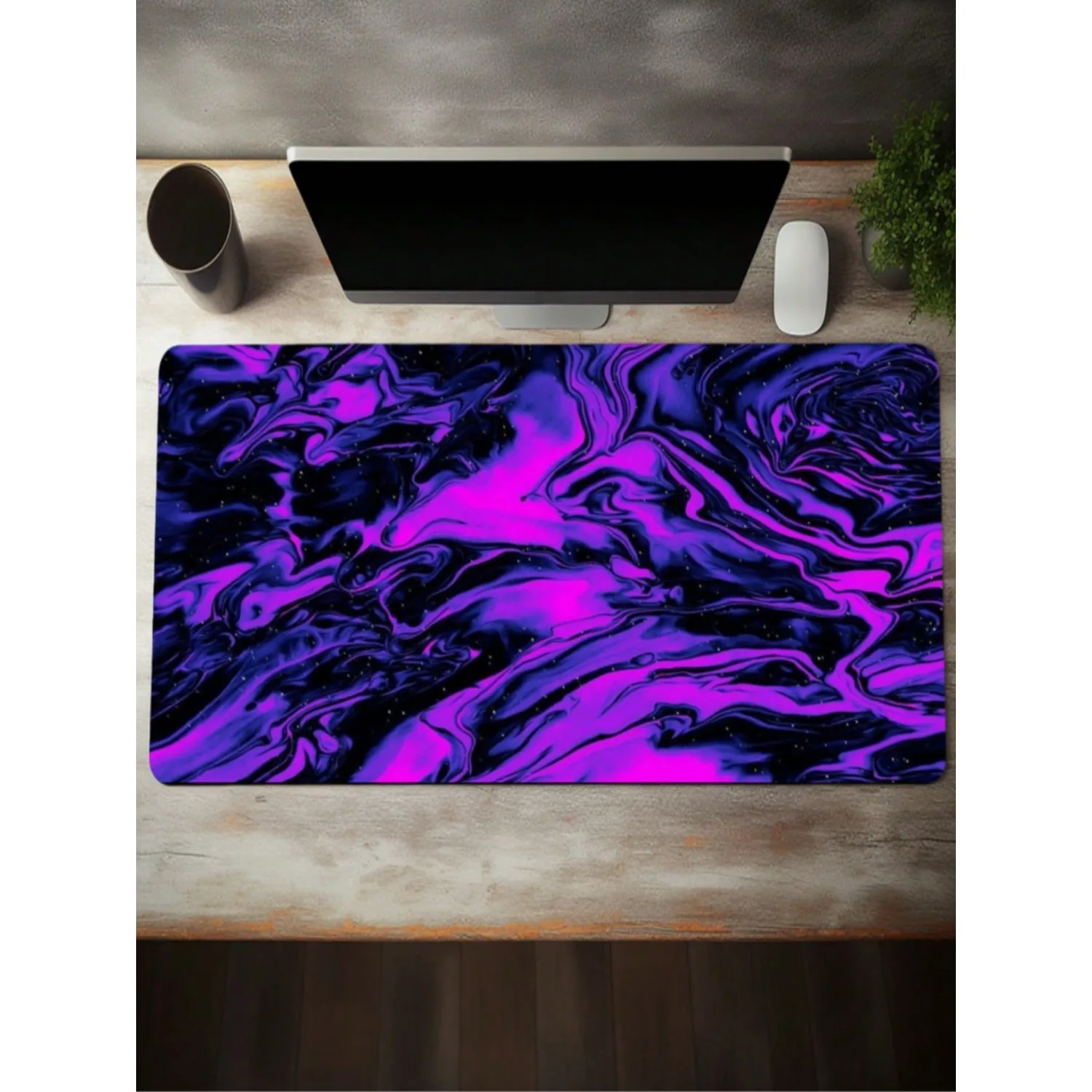Smooth Artistic Design Extended Mouse Pad With Non-Slip Rubber Base- Large Gaming And Office Keyboard Pad, Durable And Waterproof, Ideal Gift For PC Users- Rectangular
Smooth Artistic Design Extended Mouse Pad With Non-Slip Rubber Base- Large Gaming And Office Keyboard Pad, Durable And Waterproof, Ideal Gift For PC Users- Rectangular