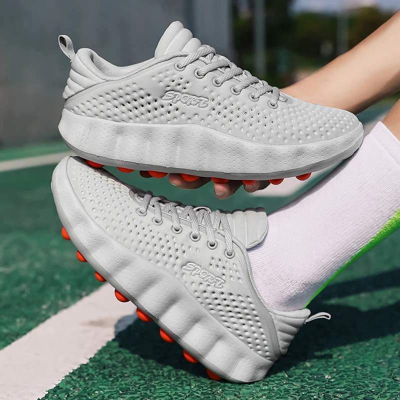Men Fly Woven Mesh Sneakers Summer Breathable Non-slip Thick Bottom Sports Shoes Comfort Massage Sole Casual Running Shoes
Men Fly Woven Mesh Sneakers Summer Breathable Non-slip Thick Bottom Sports Shoes Comfort Massage Sole Casual Running Shoes