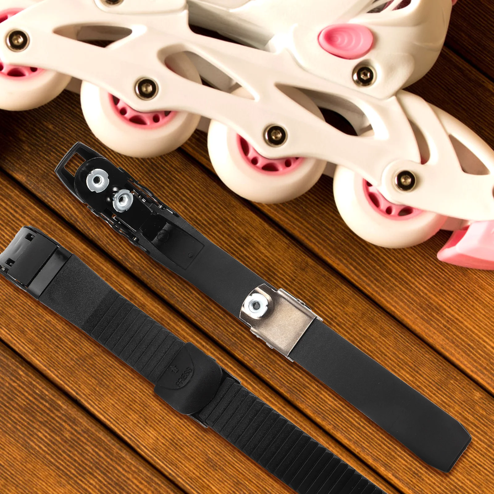 2 Pcs Skate Buckle Inline Portable PVC Roller Accessories for Skating Shoes Roller Skate Buckle Strap Durable Materials
2 Pcs Skate Buckle Inline Portable PVC Roller Accessories for Skating Shoes Roller Skate Buckle Strap Durable Materials