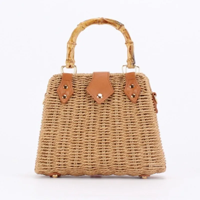Fashion Rattan Texture Handbag for Women Summer Boho Woven Square Shoulder Bags Eco-friendly Long Straps Beach Holiday Bags
Fashion Rattan Texture Handbag for Women Summer Boho Woven Square Shoulder Bags Eco-friendly Long Straps Beach Holiday Bags