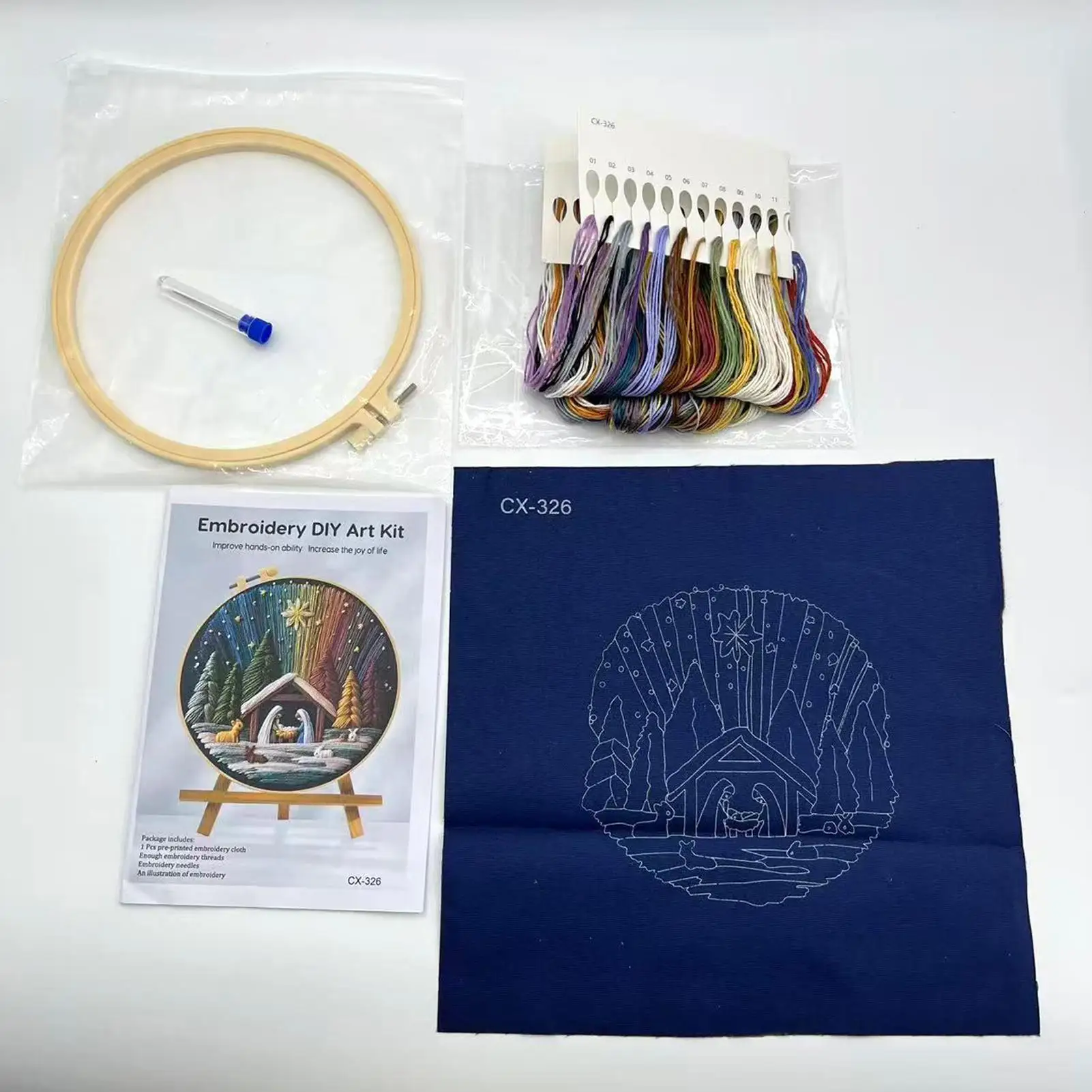 Embroidery Kit For Adults Threads Included Sewing Art Beginners Embroidery Kit With Pattern For Women Grandma Needlework Lovers
Embroidery Kit For Adults Threads Included Sewing Art Beginners Embroidery Kit With Pattern For Women Grandma Needlework Lovers