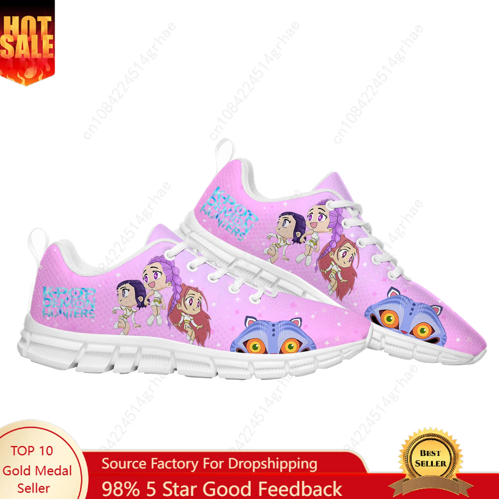 KPop Demon Hunters Sports Shoes Mens Womens Teenager Comfortable Sneakers Couple Custom Made High Quality Breathable Shoes
KPop Demon Hunters Sports Shoes Mens Womens Teenager Comfortable Sneakers Couple Custom Made High Quality Breathable Shoes