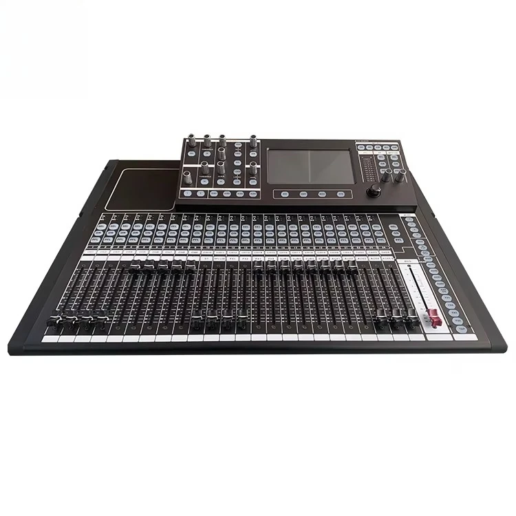 Professional 24CH Digital Music Dante Sound Mixer Console Audio Console Mixer
Professional 24CH Digital Music Dante Sound Mixer Console Audio Console Mixer