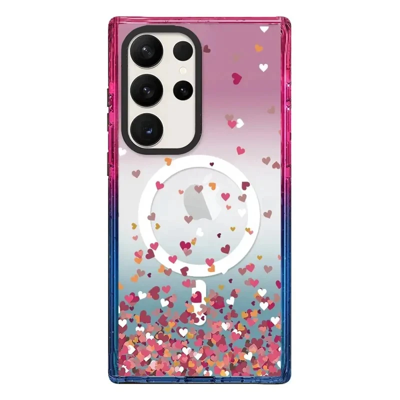 Mini Hearts Colorful Border Magnetic Case for Samsung Galaxy S22 Ultra S23 Ultra S24 Ultra S24 + Plus Cover Protective Shell
Mini Hearts Colorful Border Magnetic Case for Samsung Galaxy S22 Ultra S23 Ultra S24 Ultra S24 + Plus Cover Protective Shell