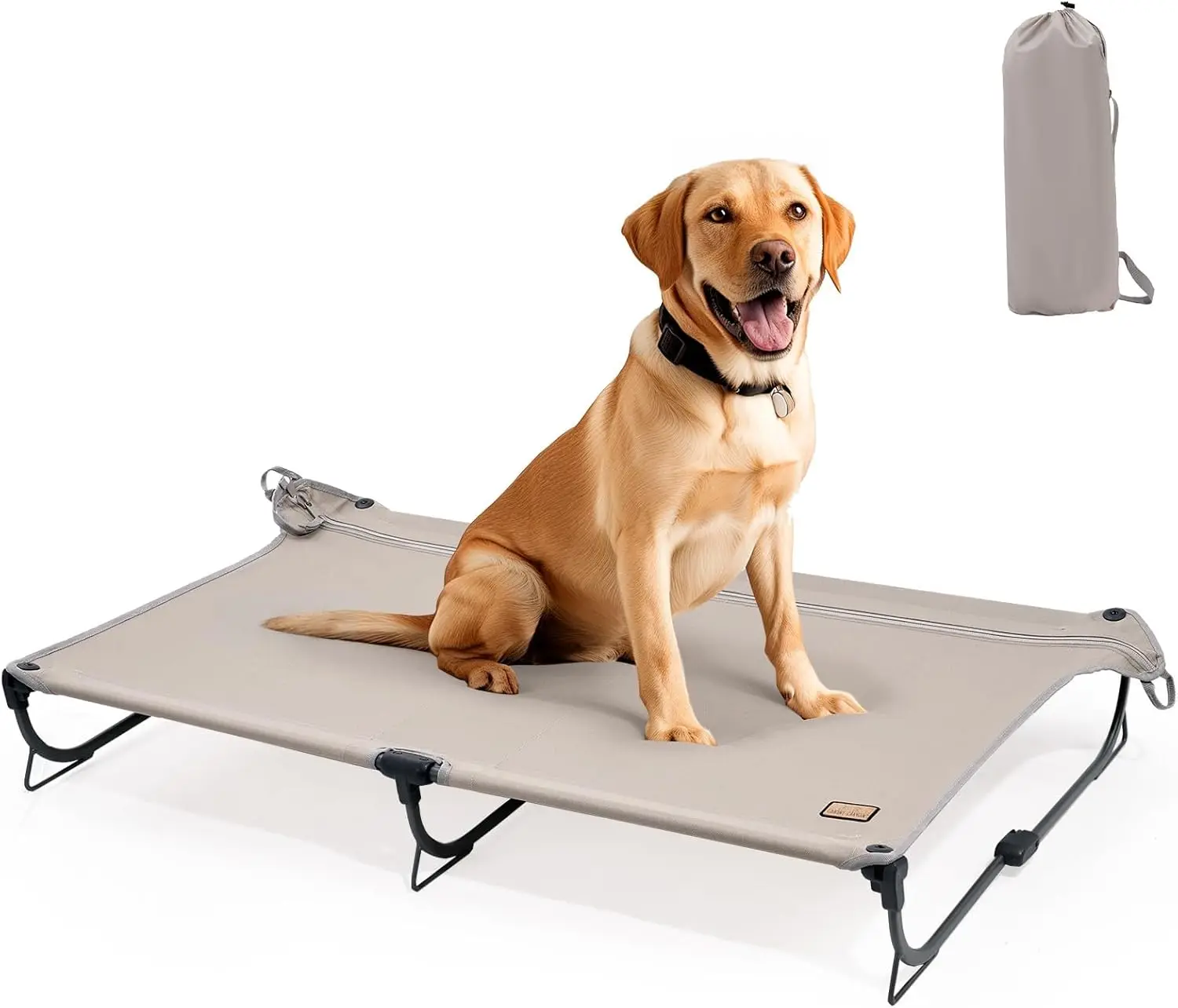 Large Foldable Elevated Dog Bed, Portable Cooling Chew Proof Waterproof Heavy Duty Up to 160 Lbs for Camping Home Brown
Large Foldable Elevated Dog Bed, Portable Cooling Chew Proof Waterproof Heavy Duty Up to 160 Lbs for Camping Home Brown