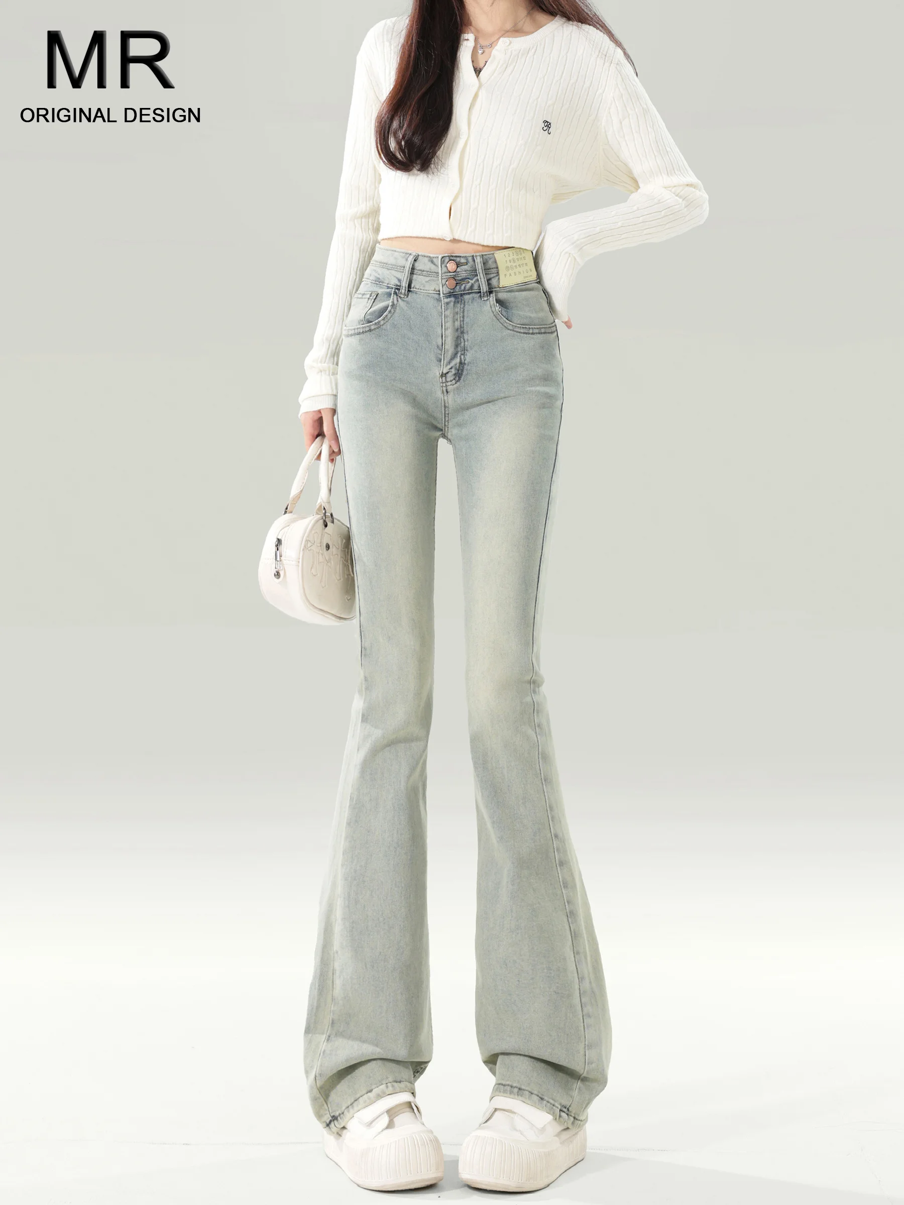 High Waist Slim Fit Micro Flared Jeans Women's Summer New Style Elastic Bootcut Pants Thickened Wear Resistant Long Jeans
High Waist Slim Fit Micro Flared Jeans Women's Summer New Style Elastic Bootcut Pants Thickened Wear Resistant Long Jeans