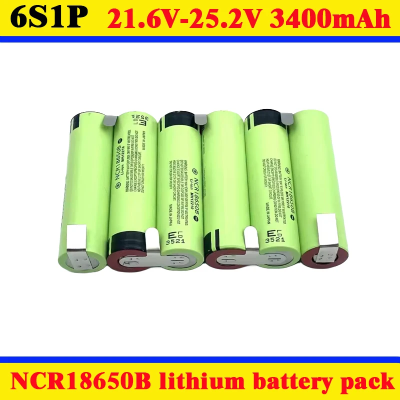 NCR18650B Li-ion Battery 3.7V 3400mAh Cell High Capacity Flat Top Lithium Battery For Flashlight Power Bank Electric Tools
NCR18650B Li-ion Battery 3.7V 3400mAh Cell High Capacity Flat Top Lithium Battery For Flashlight Power Bank Electric Tools