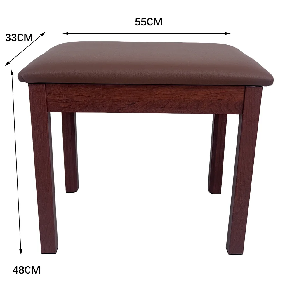 Solid wood walnut color ribbon bookcase single piano stool, electronic organ guzheng erhu musical instrument chair
Solid wood walnut color ribbon bookcase single piano stool, electronic organ guzheng erhu musical instrument chair