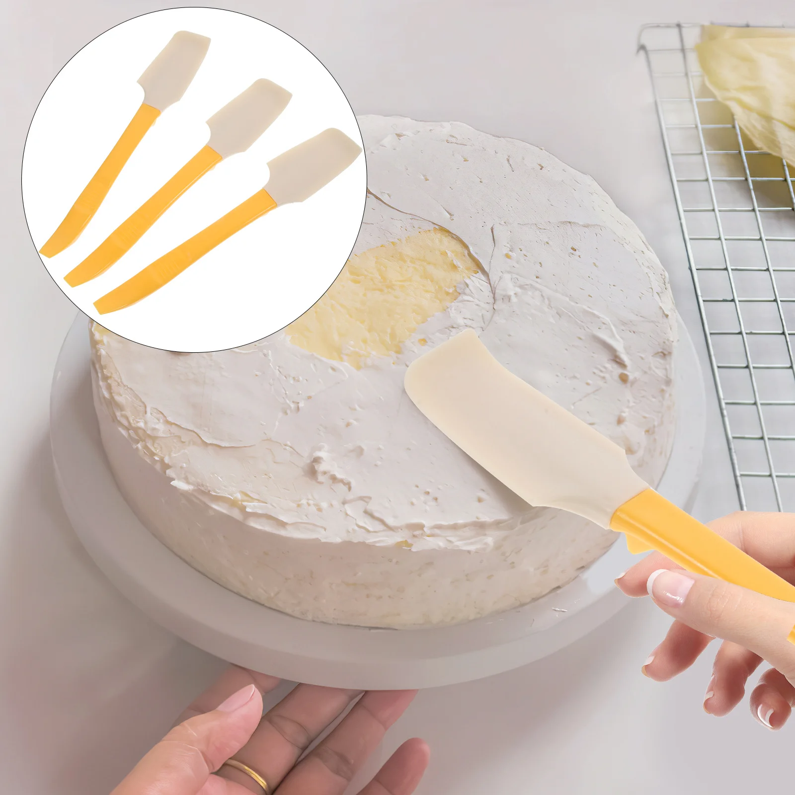 8Pcs Silicone Spatula Set Comfortable Handle Polished Surface Practical Decorative Weddings Bakery Home Housewarming
8Pcs Silicone Spatula Set Comfortable Handle Polished Surface Practical Decorative Weddings Bakery Home Housewarming