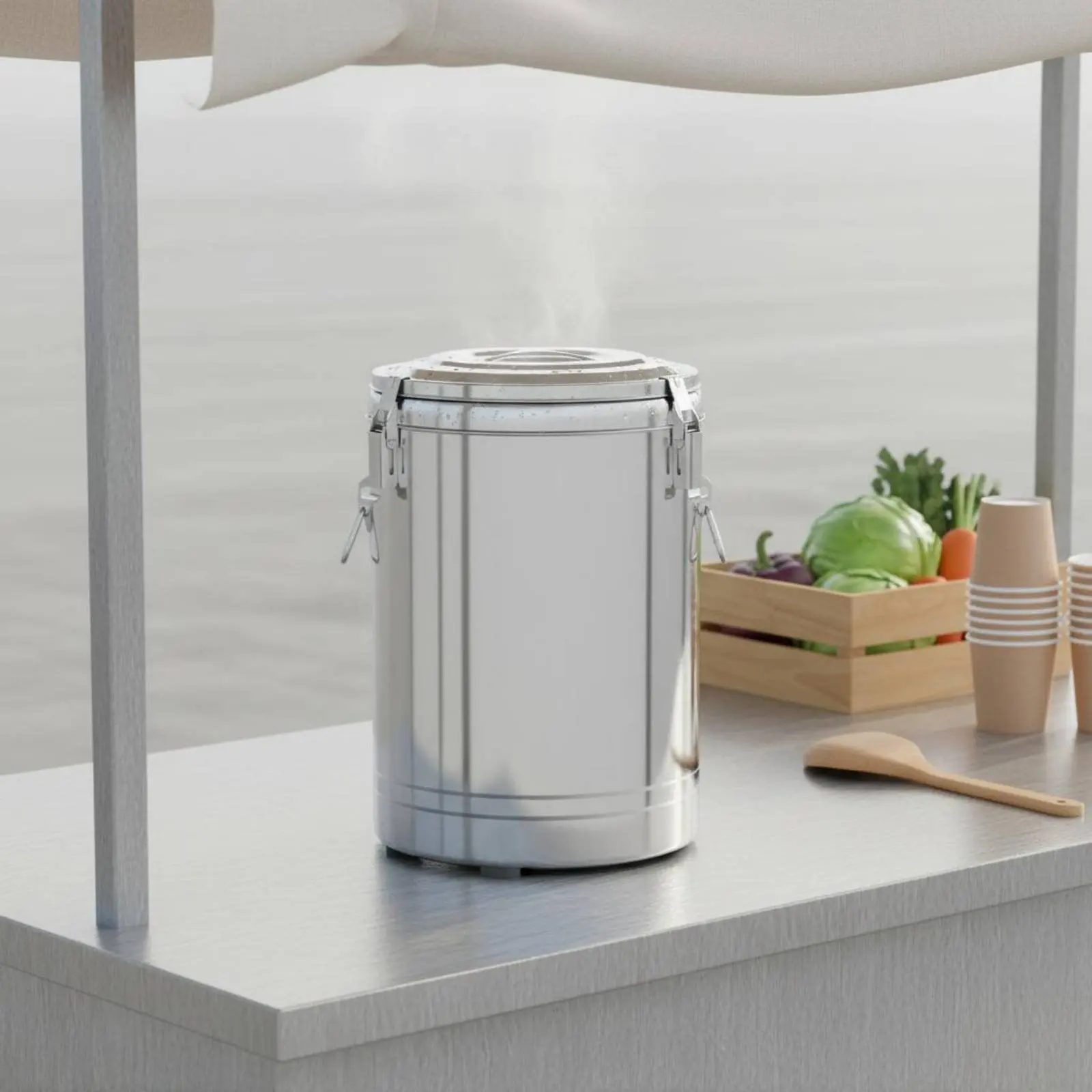 Stainless Steel Insulated Barrel Leak-Resistant Silicone Gasket Professional Milk Tea Dispenser Large Capacity Soup Container
Stainless Steel Insulated Barrel Leak-Resistant Silicone Gasket Professional Milk Tea Dispenser Large Capacity Soup Container