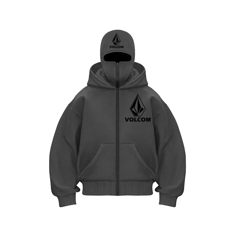 Men's ninja hat casual sportswear for autumn/winter, couple breathable sportswear, men's double hat windproof jacket with face m
Men's ninja hat casual sportswear for autumn/winter, couple breathable sportswear, men's double hat windproof jacket with face m