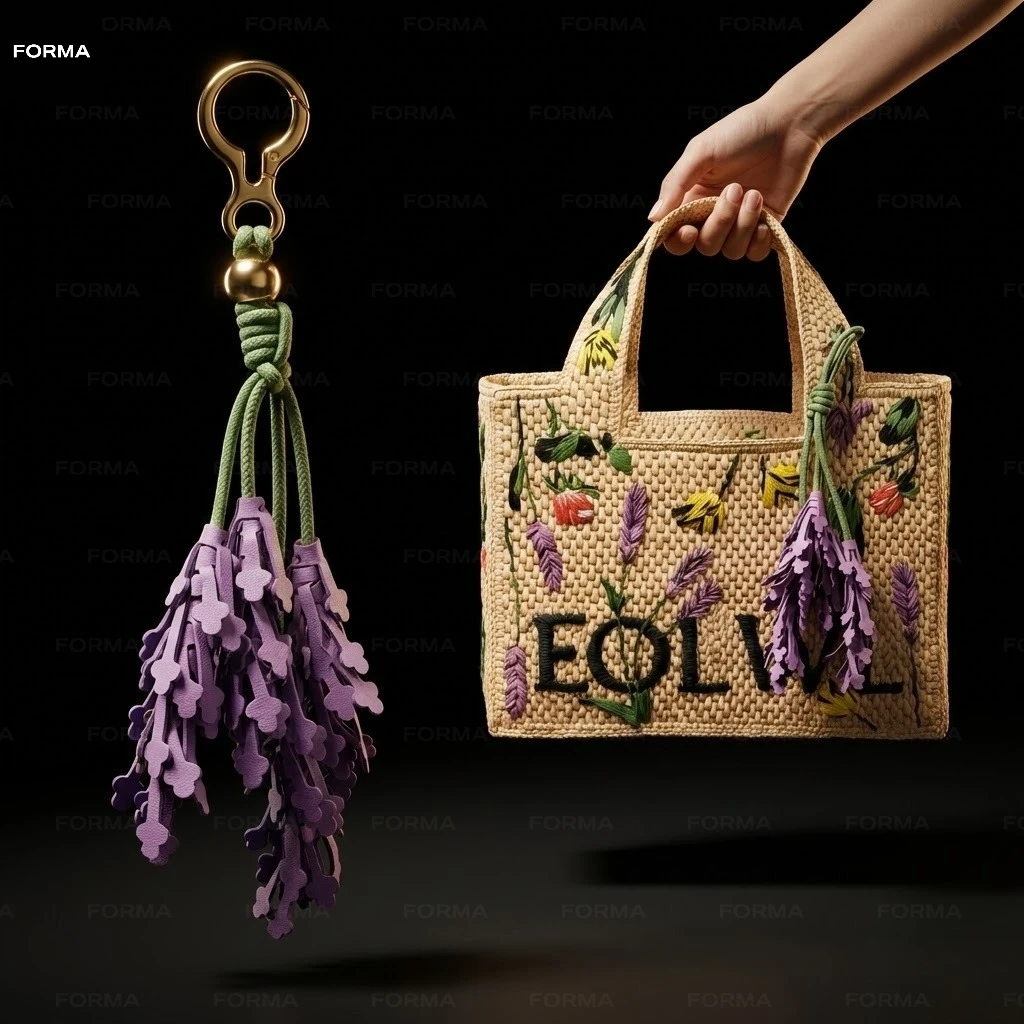 Handmade Genuine Leather Flower Bag Charm Lavender Fruit Keychain Strap Luxury Women Handbag Pendant Summer Straw Bag Accessory
Handmade Genuine Leather Flower Bag Charm Lavender Fruit Keychain Strap Luxury Women Handbag Pendant Summer Straw Bag Accessory