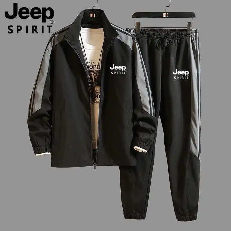 JEEP 2026 New Arrival Men's Workwear 2‑Piece Set, Autumn Korean Style Trendy Jacket, Sports Casual Youth Outfit
JEEP 2026 New Arrival Men's Workwear 2‑Piece Set, Autumn Korean Style Trendy Jacket, Sports Casual Youth Outfit