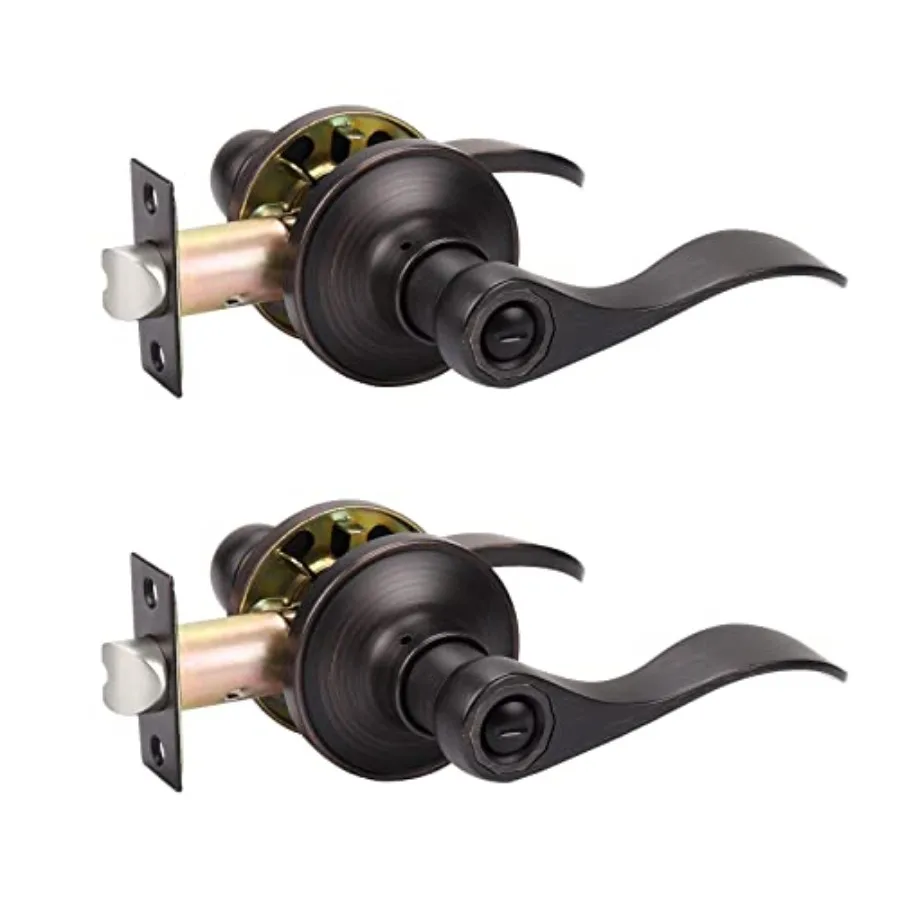 Bronze Door Knobs, Interior Door Handle Levers for Bedroom Bathroom, Keyless Rubbed Brush Privacy Door Handle with Lock
Bronze Door Knobs, Interior Door Handle Levers for Bedroom Bathroom, Keyless Rubbed Brush Privacy Door Handle with Lock