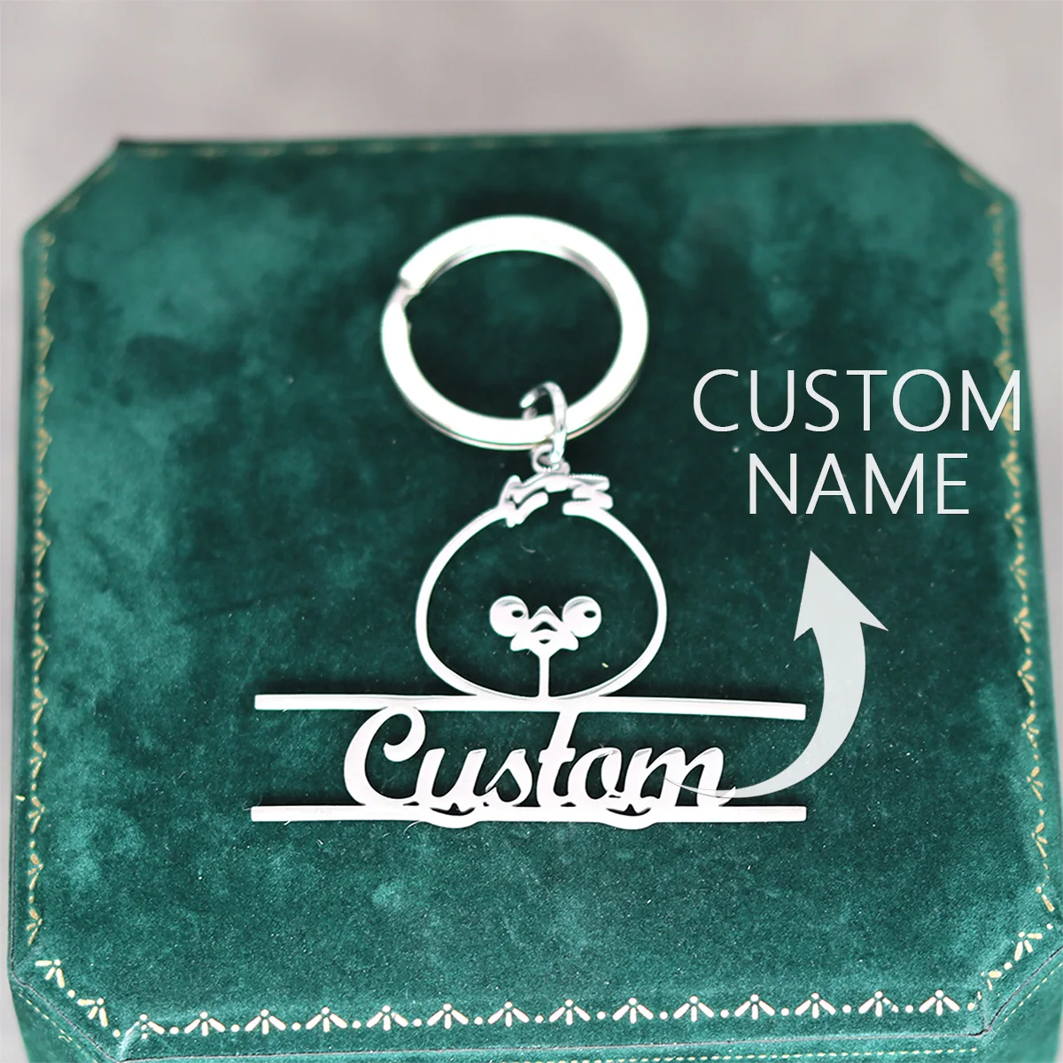 Custom Personalized Stainless Steel Keychain with Animal Design and Name Engraving Perfect Birthday Gift for Men Women
Custom Personalized Stainless Steel Keychain with Animal Design and Name Engraving Perfect Birthday Gift for Men Women