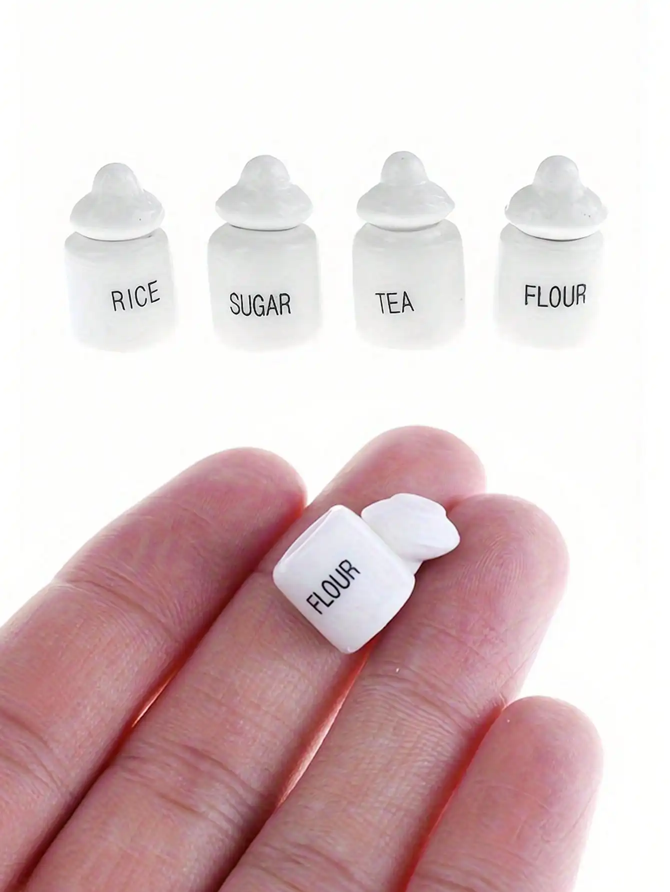 Dollhouse Ceramic Seasoning Jars: 1/12 Miniature Simulation Restaurant Table Decoration Storage Tableware Model Toy House
Dollhouse Ceramic Seasoning Jars: 1/12 Miniature Simulation Restaurant Table Decoration Storage Tableware Model Toy House