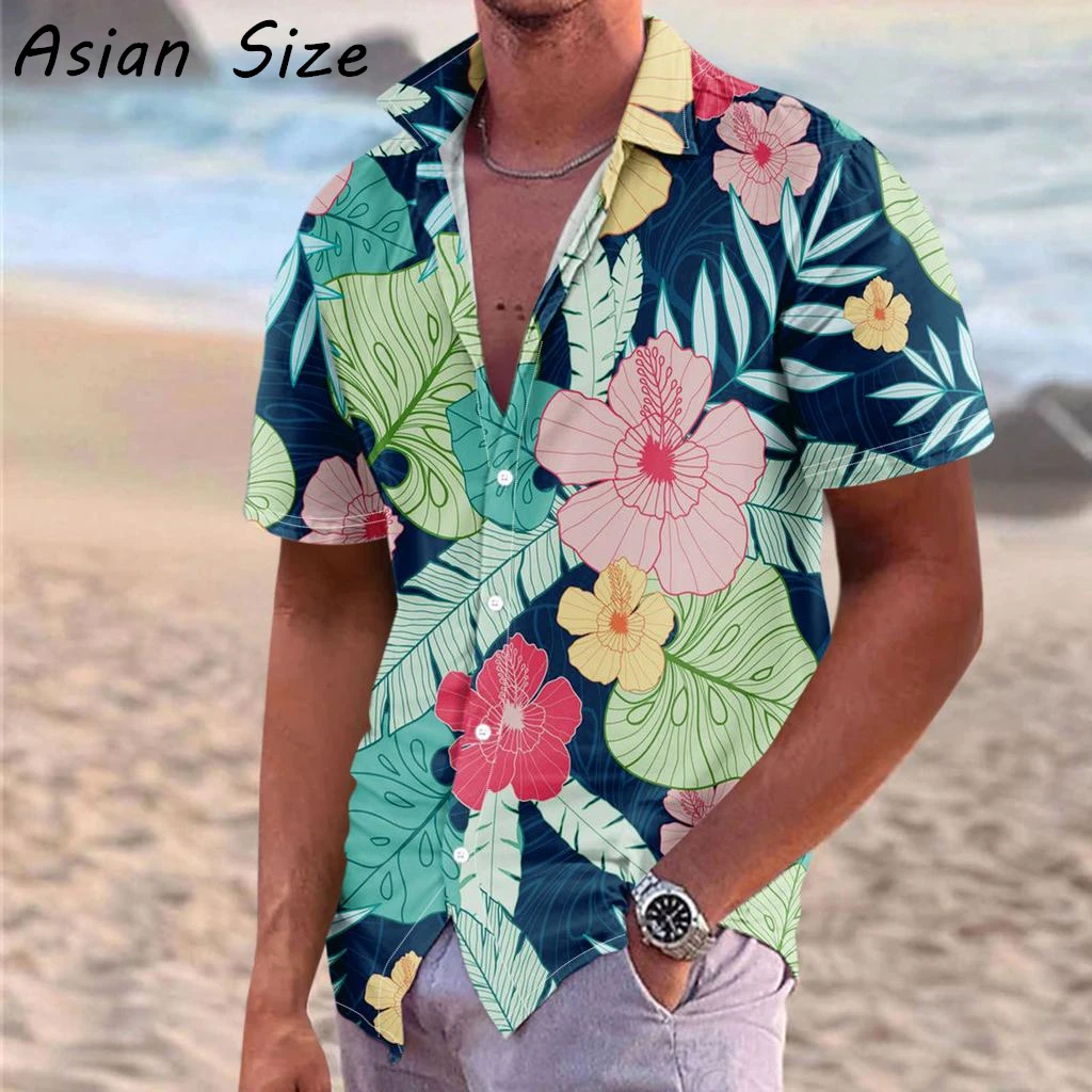 Мужская гавайская рубашка с 3D-принтом пальм, тропическая пляжная рубашка, повседневная мужская рубашка с короткими рукавами на пуговицах, цветочная рубашка, мужские рубашки (камисас)
Мужская гавайская рубашка с 3D-принтом пальм, тропическая пляжная рубашка, повседневная мужская рубашка с короткими рукавами на пуговицах, цветочная рубашка, мужские рубашки (камисас)