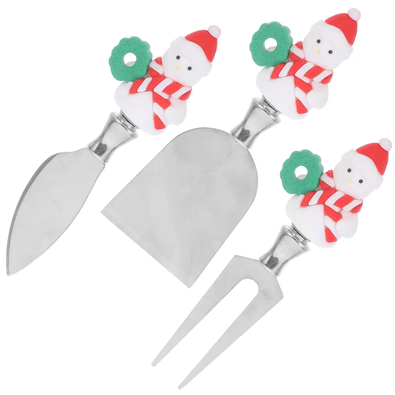 3 Pcs Tableware Stainless Steel Cheese Knife Elder Bread Slicer Tool Manual Fork
3 Pcs Tableware Stainless Steel Cheese Knife Elder Bread Slicer Tool Manual Fork