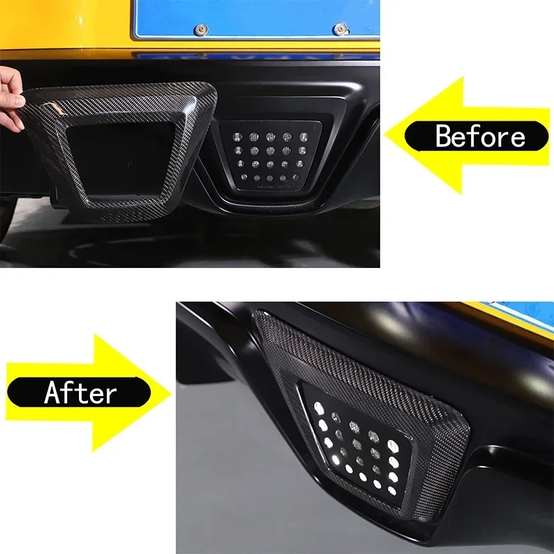 For Toyota Supra 2019-2023 Car Rear Tail Light Lamp Frame Cover Trim Sticker Real Carbon Fiber Exterior Accessories 1 Pcs
For Toyota Supra 2019-2023 Car Rear Tail Light Lamp Frame Cover Trim Sticker Real Carbon Fiber Exterior Accessories 1 Pcs