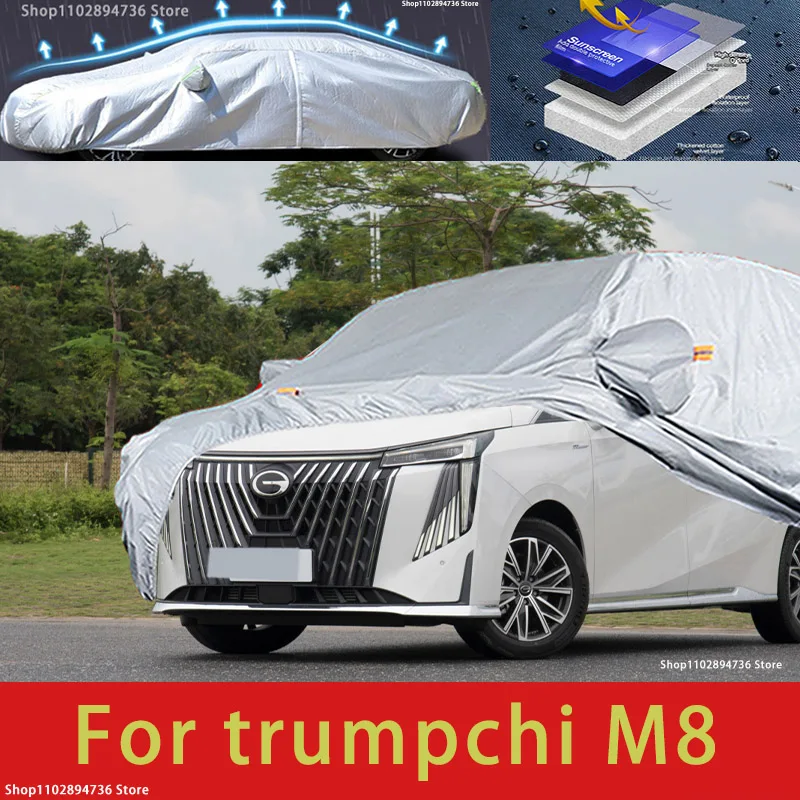 Для Trumpchi M8 наружная защита, полный автомобильный чехол, снежный чехол, солнцезащитный козырек, водонепроницаемый, пылезащитный, внешние автомобильные аксессуары
Для Trumpchi M8 наружная защита, полный автомобильный чехол, снежный чехол, солнцезащитный козырек, водонепроницаемый, пылезащитный, внешние автомобильные аксессуары
