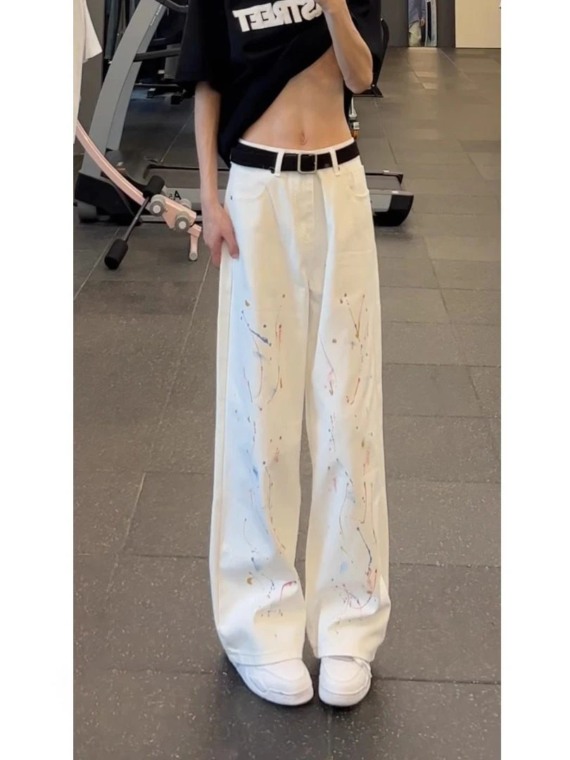 American High Street Graffiti Men's Jeans Spring Autumn Straight Leg Cleanfit2026 New Wide Leg Pants Casual Wear
American High Street Graffiti Men's Jeans Spring Autumn Straight Leg Cleanfit2026 New Wide Leg Pants Casual Wear