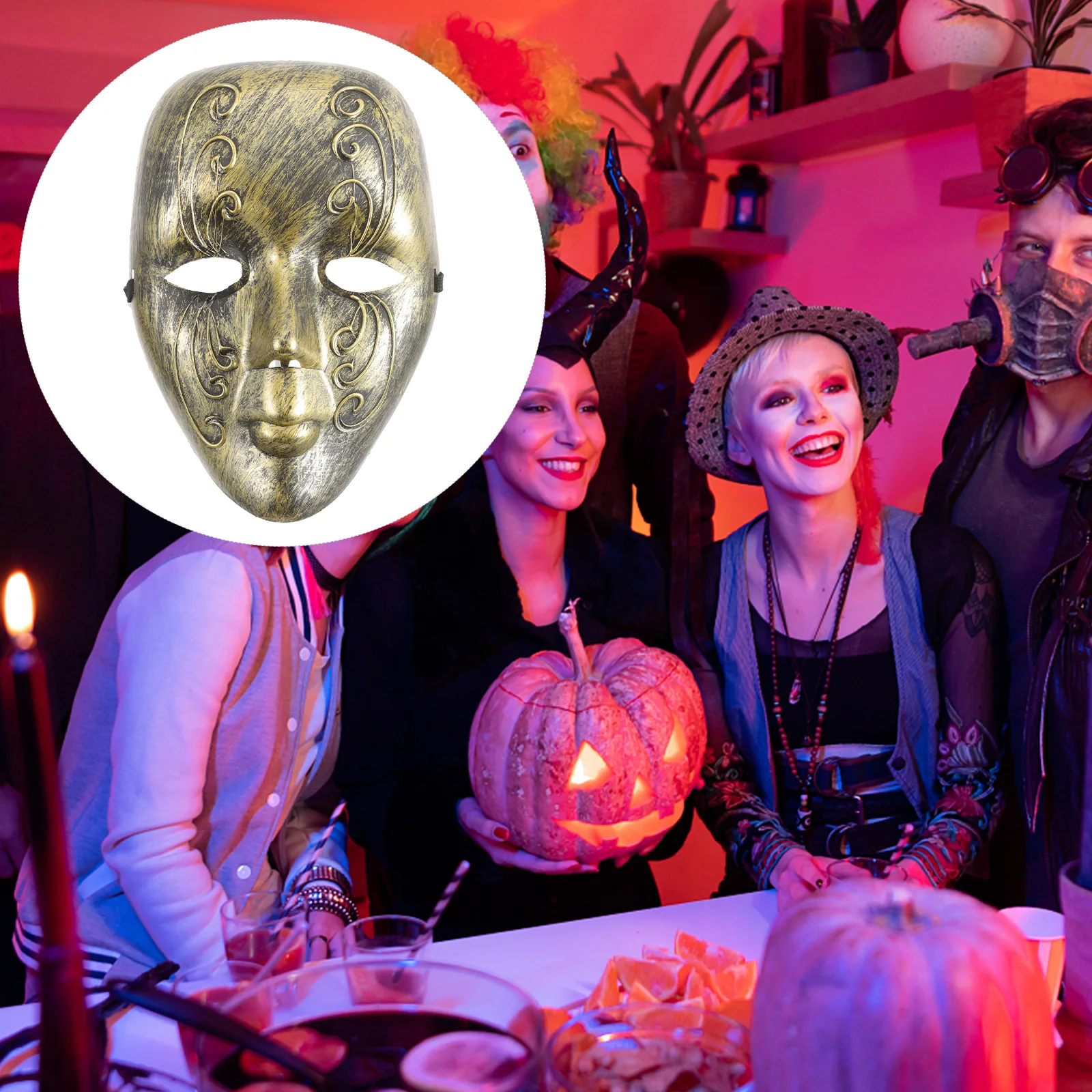 Vintage Style Full Venetian Masquerade For Halloween Party Durable Plastic Costume Ball Festival For Women Party
Vintage Style Full Venetian Masquerade For Halloween Party Durable Plastic Costume Ball Festival For Women Party