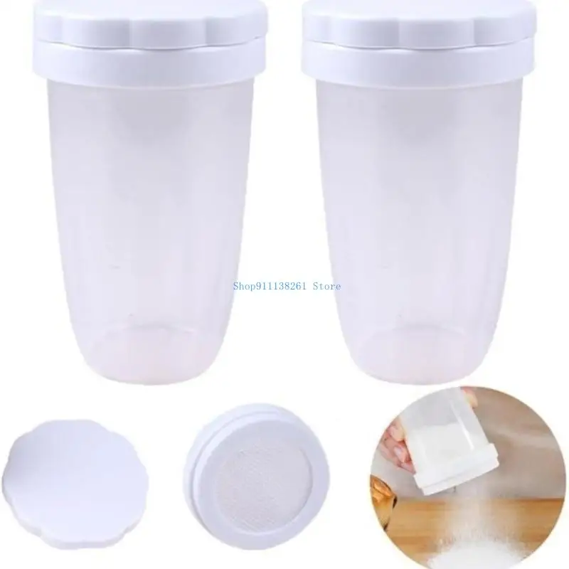 H05E Practical Flour Dispenser Plastic Handheld Sugar Filter Versatile Baking Tools
H05E Practical Flour Dispenser Plastic Handheld Sugar Filter Versatile Baking Tools