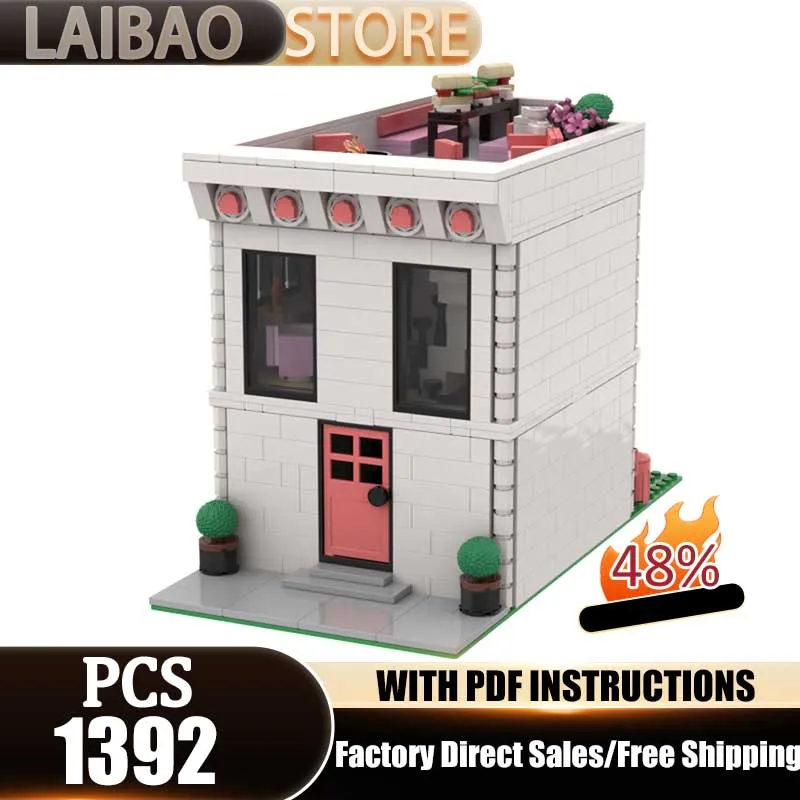 City Building Model Moc Building Blocks Coral row villa Model Technology Bricks Christmas Assembly DIY Toys Constructrion Gifts
City Building Model Moc Building Blocks Coral row villa Model Technology Bricks Christmas Assembly DIY Toys Constructrion Gifts