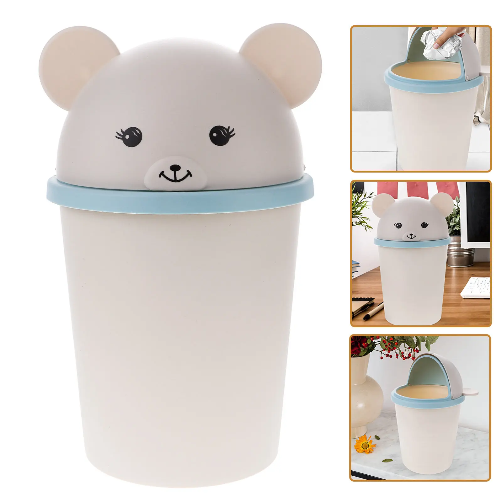 Small Desktop Flip Lid Trash Can Cute Cartoon Waste Bin Table Office Desk Garbage Container Mini Portable Reusable Fresh Smell
Small Desktop Flip Lid Trash Can Cute Cartoon Waste Bin Table Office Desk Garbage Container Mini Portable Reusable Fresh Smell