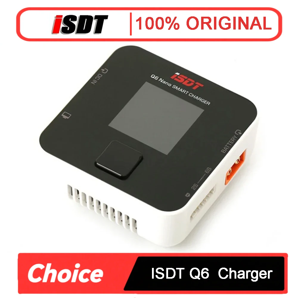 ISDT Q6 Nano BattGo — зарядное устройство Lipo мощностью 200 Вт, 8 А, совместимое с 1–6S, быстрая зарядка в цветном кармане
ISDT Q6 Nano BattGo — зарядное устройство Lipo мощностью 200 Вт, 8 А, совместимое с 1–6S, быстрая зарядка в цветном кармане