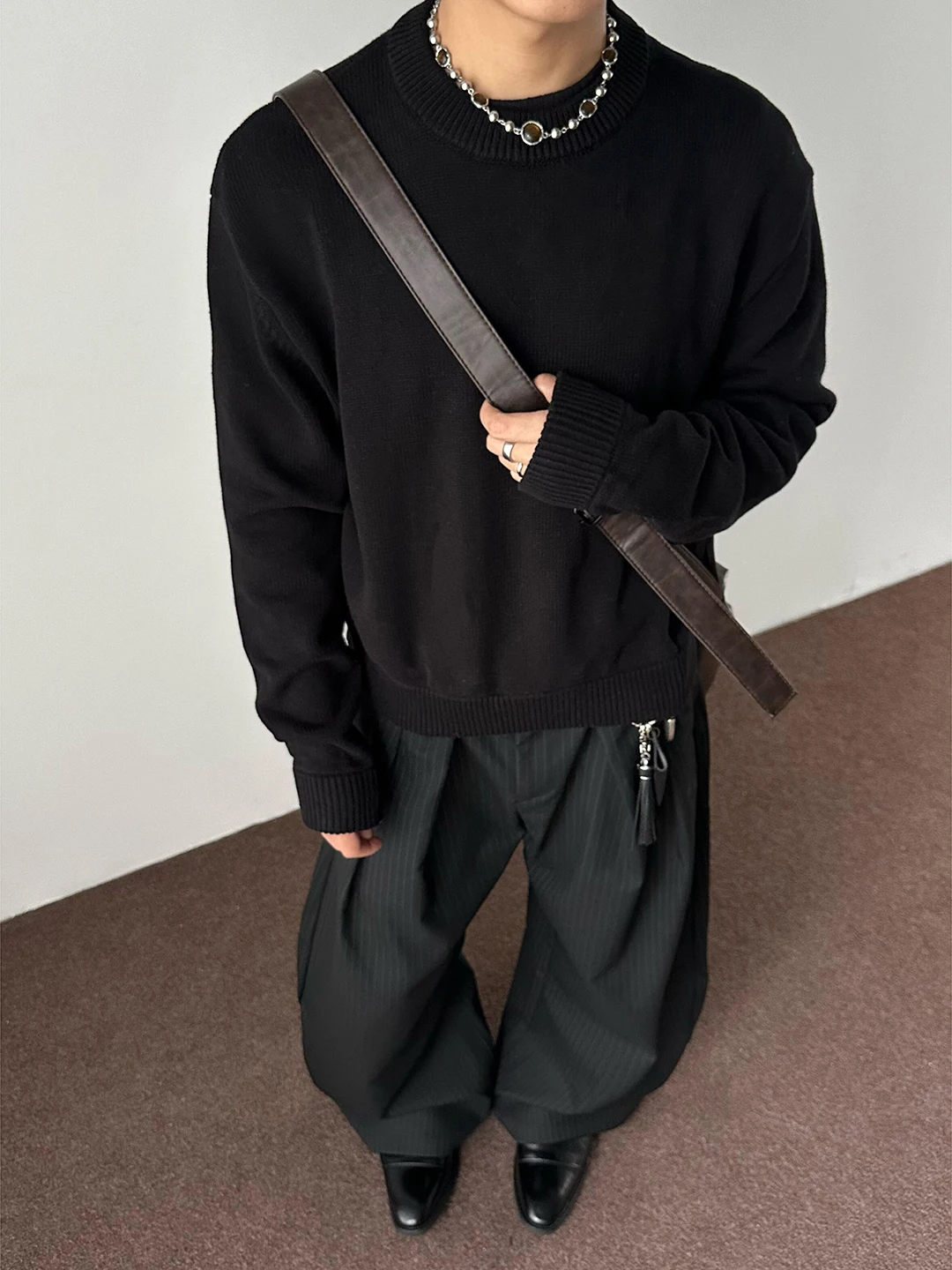 Мужской трикотажный свитер Cleanfit с круглым вырезом на флисовой подкладке, черный, плотный, для повседневной носки, мягкий, удобный, осенний
Мужской трикотажный свитер Cleanfit с круглым вырезом на флисовой подкладке, черный, плотный, для повседневной носки, мягкий, удобный, осенний