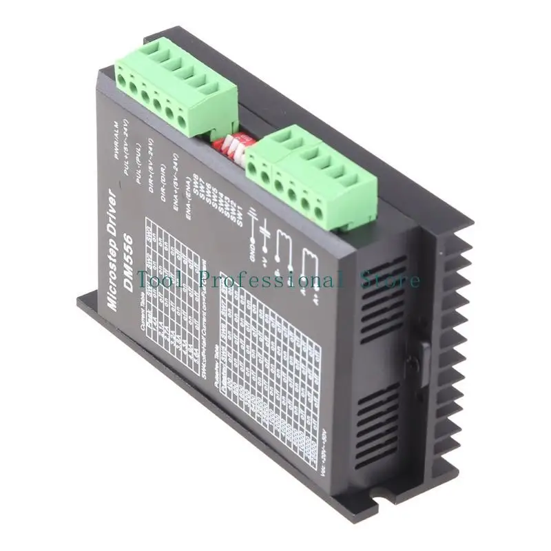 57QF DM556 CNC 2-Phase Stepper Motor Driver 42/57/86 Stepper Motor Driver Controller Module Board Low Drive & Motor Heating
57QF DM556 CNC 2-Phase Stepper Motor Driver 42/57/86 Stepper Motor Driver Controller Module Board Low Drive & Motor Heating