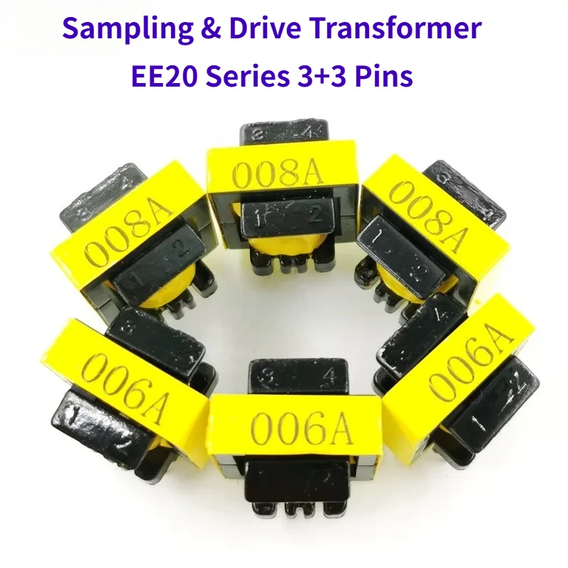 EE20 High Frequency Drive Transformer Sampling Transformer Vertical 3+3 Pin Bobbin 40:32:32 300:100:100
EE20 High Frequency Drive Transformer Sampling Transformer Vertical 3+3 Pin Bobbin 40:32:32 300:100:100