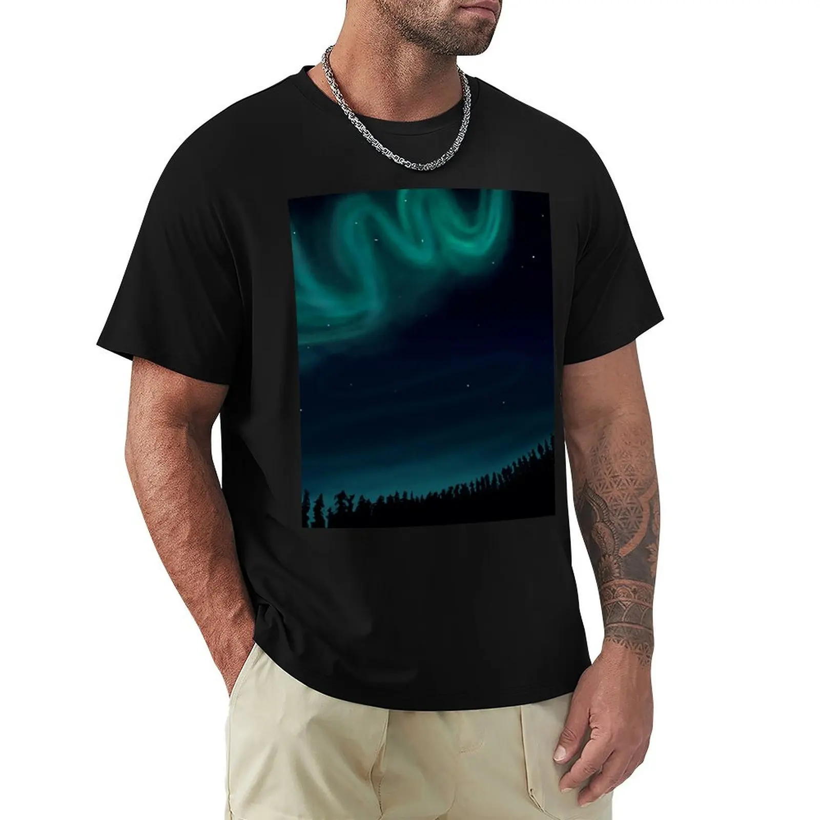 Northern lights in the forest T-Shirt graphics plain graphic tee shirt funny meme t-shirts t shirts men
Northern lights in the forest T-Shirt graphics plain graphic tee shirt funny meme t-shirts t shirts men