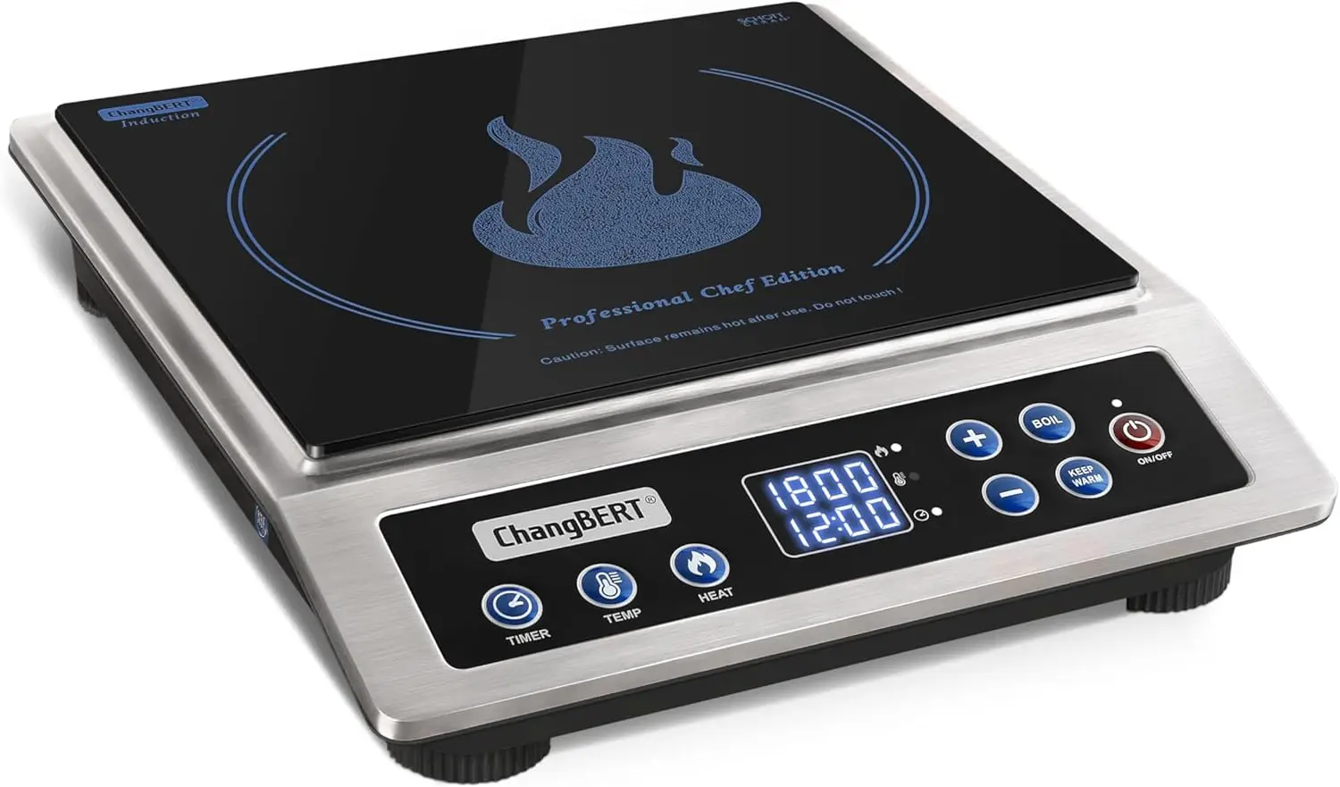 Induction Cooktop NSF Certified Professional Chef Edition Stove 1800W Commercial Induction Burner with Schott Glass Large
Induction Cooktop NSF Certified Professional Chef Edition Stove 1800W Commercial Induction Burner with Schott Glass Large
