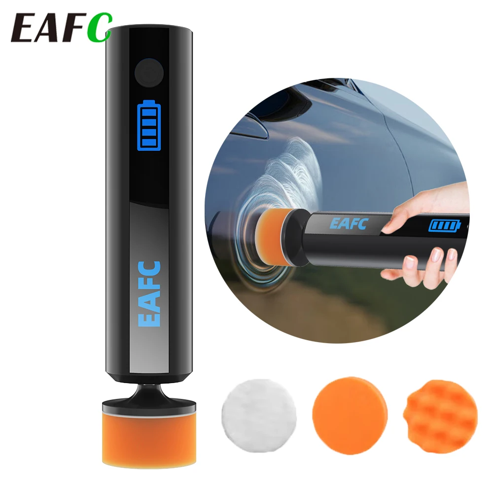 EAFC Беспроводная мини-полировка автомобиля, ручная машина для полировки автомобиля, вощеная машина, электроинструмент для очистки кузова автомобиля, вощение, ремонт
EAFC Беспроводная мини-полировка автомобиля, ручная машина для полировки автомобиля, вощеная машина, электроинструмент для очистки кузова автомобиля, вощение, ремонт