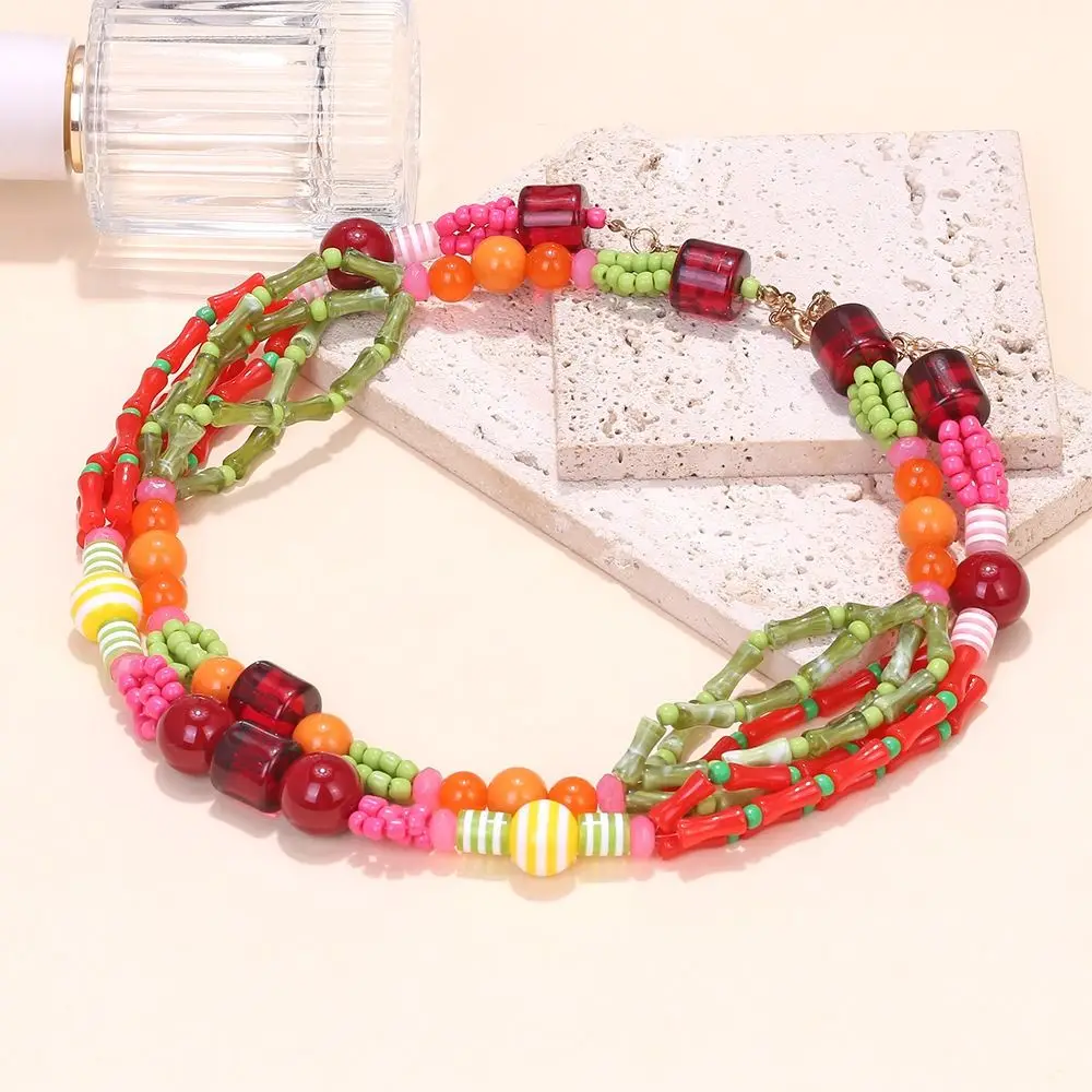 Ethnic Style Multilayer Bead Necklace Necklace Set Hip Hop Fruit Necklace Marine Organism Charms Jewelry Accessories
Ethnic Style Multilayer Bead Necklace Necklace Set Hip Hop Fruit Necklace Marine Organism Charms Jewelry Accessories