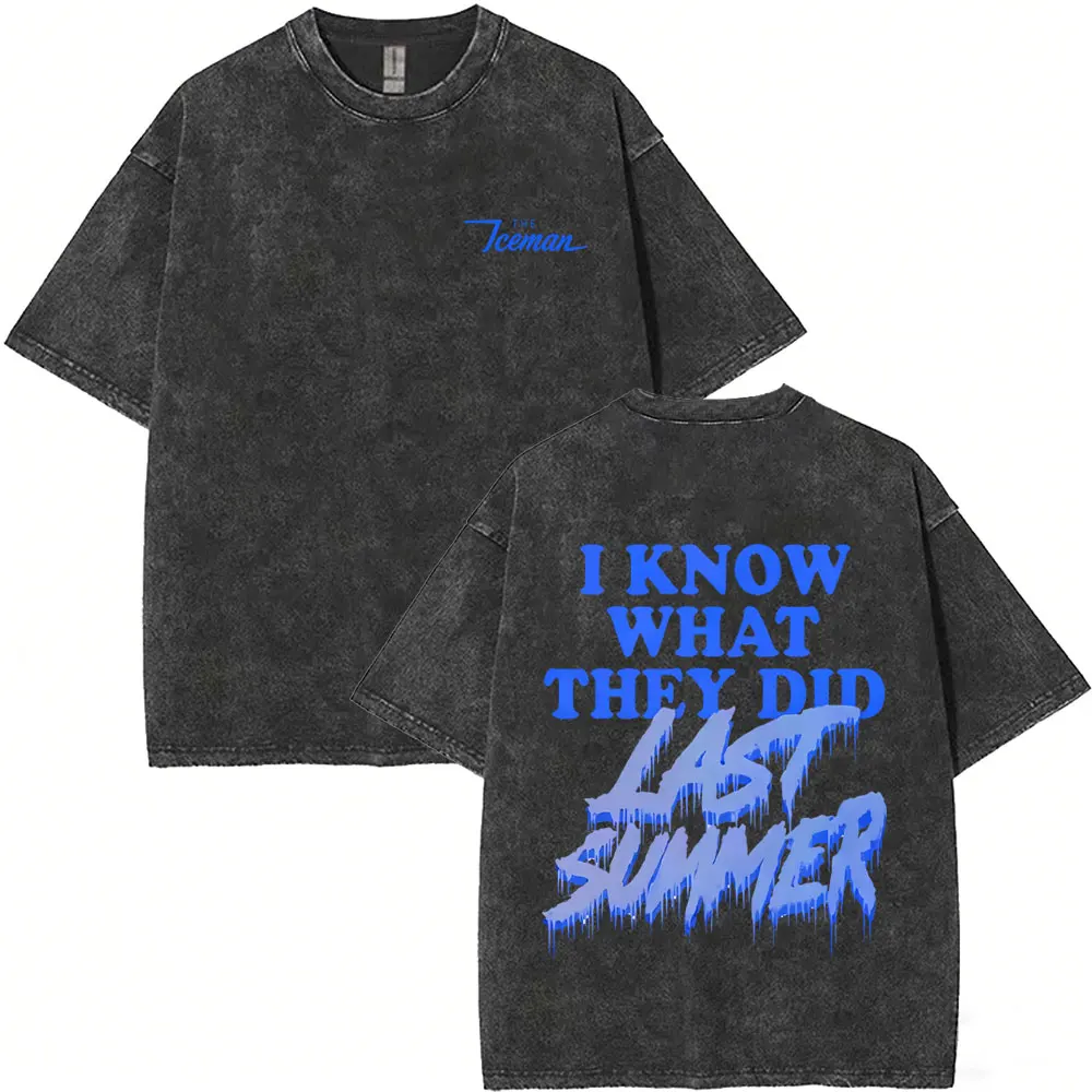 Washed Vintage Rapper Drake ICEMAN I Know What They Did Last Summer T-shirt Men Fashion Hip Hop T-shirts Men's Oversized T Shirt
Washed Vintage Rapper Drake ICEMAN I Know What They Did Last Summer T-shirt Men Fashion Hip Hop T-shirts Men's Oversized T Shirt