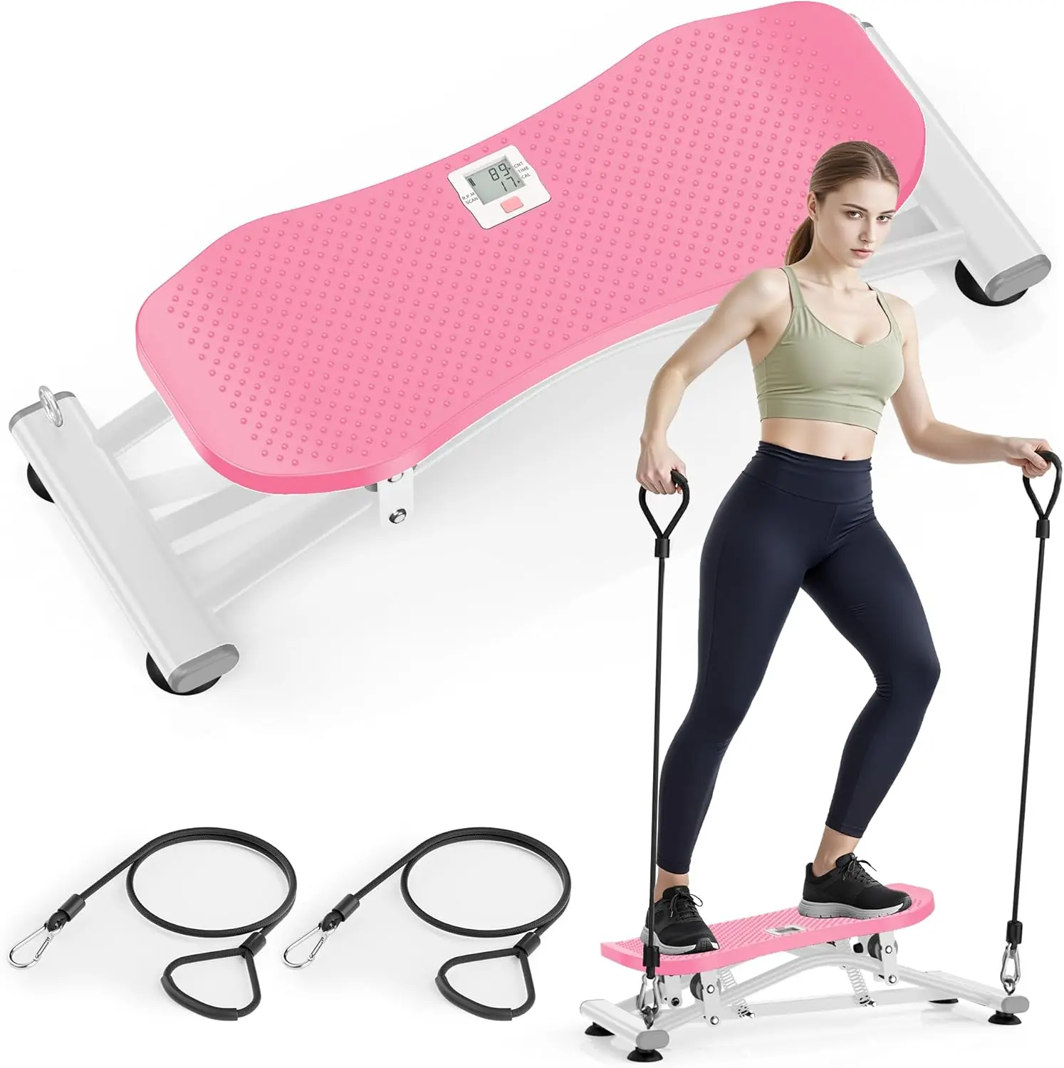 Versatile Balance Board with LCD Monitor, Resistance Bands for Full Body Exercise at Home, 330 lbs Capacity
Versatile Balance Board with LCD Monitor, Resistance Bands for Full Body Exercise at Home, 330 lbs Capacity