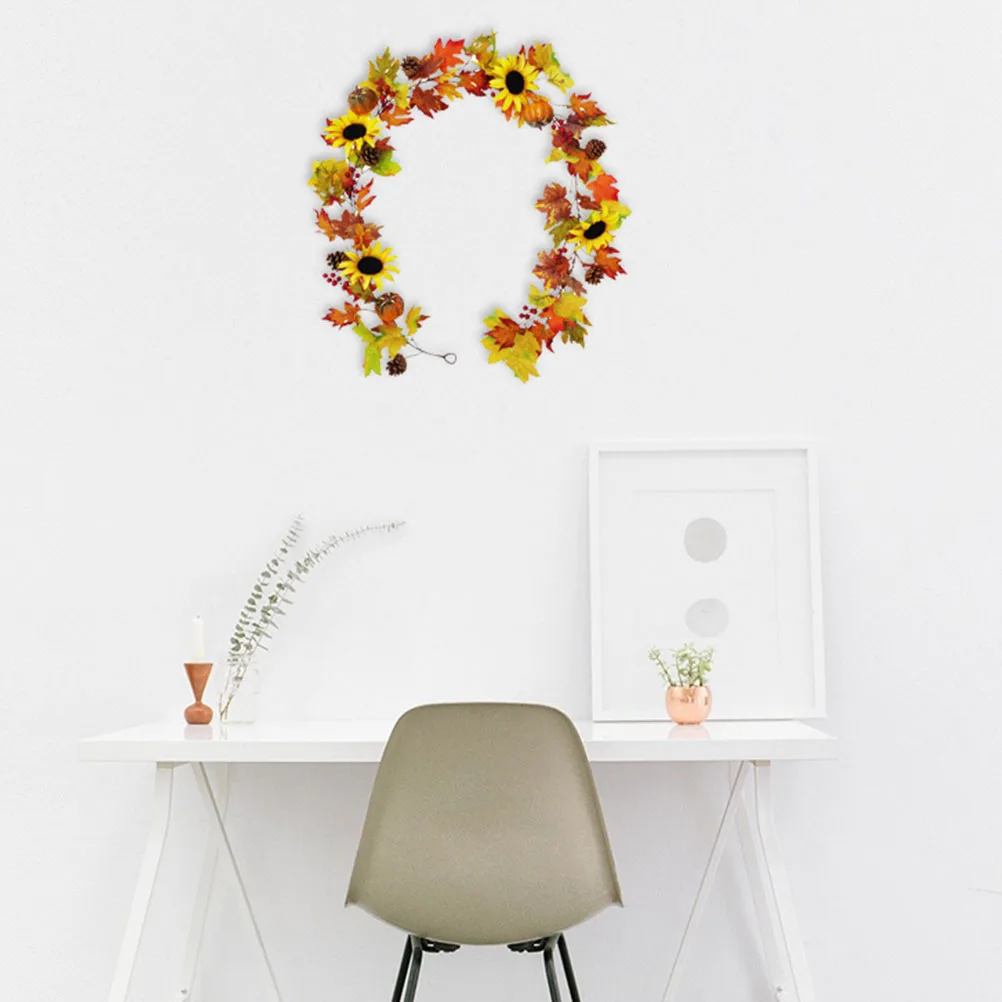 1pc Halloween Pumpkin Rattan Vine Sunflower Pinecone Yellow Silk Decorative Plant For Party Wedding Home Festival Decoration
1pc Halloween Pumpkin Rattan Vine Sunflower Pinecone Yellow Silk Decorative Plant For Party Wedding Home Festival Decoration