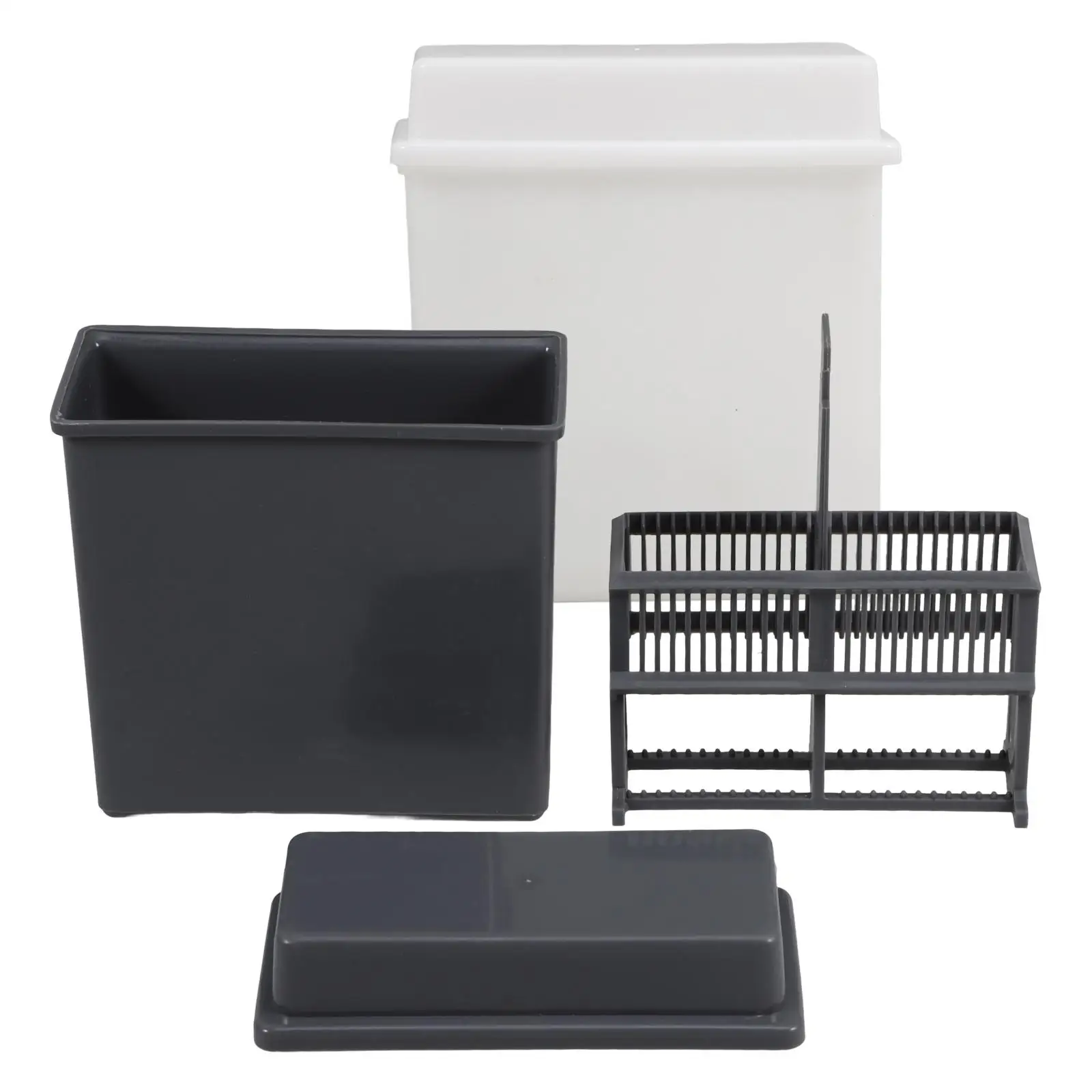 2set Staining Set Plastic Microscope Slides Microscope Slides Staining Rack Jar Retrieval Accessories
2set Staining Set Plastic Microscope Slides Microscope Slides Staining Rack Jar Retrieval Accessories