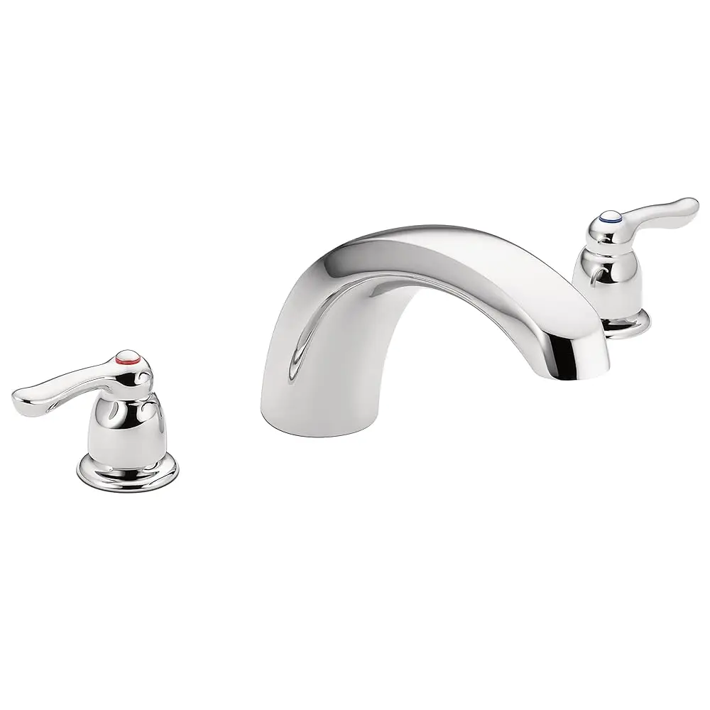 AllexpreskChateau Chrome Two-Handle Low Arc Roman Tub Faucet Valve Required, T990
AllexpreskChateau Chrome Two-Handle Low Arc Roman Tub Faucet Valve Required, T990